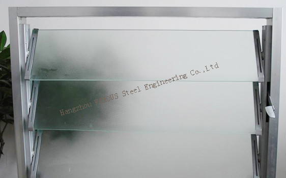 Adjustable Ventilation Tempered Glass Jalousie Louvre Windows