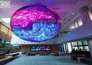 Buy cheap Video/Text/Image Display Sphere LED Screen with Front Service and ISO Certification product