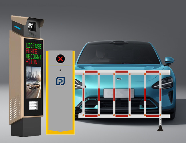 All In One LPR Camera System Parking Controller With 150W MAX LED Illumination