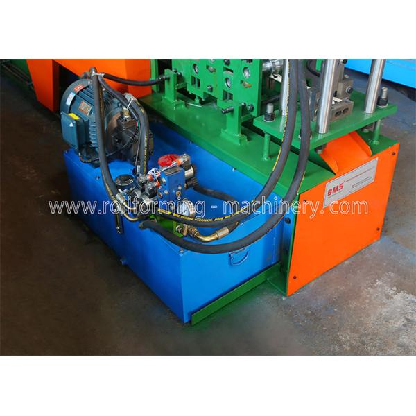 Z Beam Boltless Shelving Roll Forming Machine Online Punching
