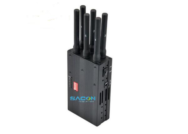 Quality DC12V Portable Signal Jammer Omni Antennas CDMA DCS For Temples Churches for sale
