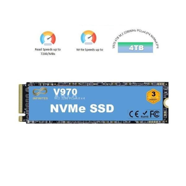 Quality                    SSD Maker New Gen Nvme SSD V950 2tb M. 2 2280MHz Pcle4.0*4 7200MB/S Supplier SSD              for sale