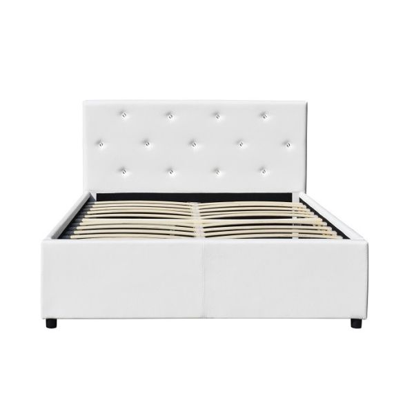 Sunny Modern Faux Leather Storage Bed Double Size With Drawers OEM