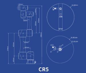 Buy cheap 6 Axis Painting Industrial Collaborative Robot Arm Automatic Loading product