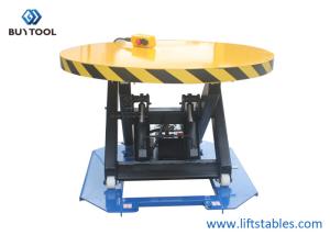 China Carton Box Automatic Turntable Stretch Wrapping Machines Treadle Type Electric Rotary on sale