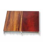 Customized Wood Finish Aluminium Profiles Heat Transfer Extruded Aluminum