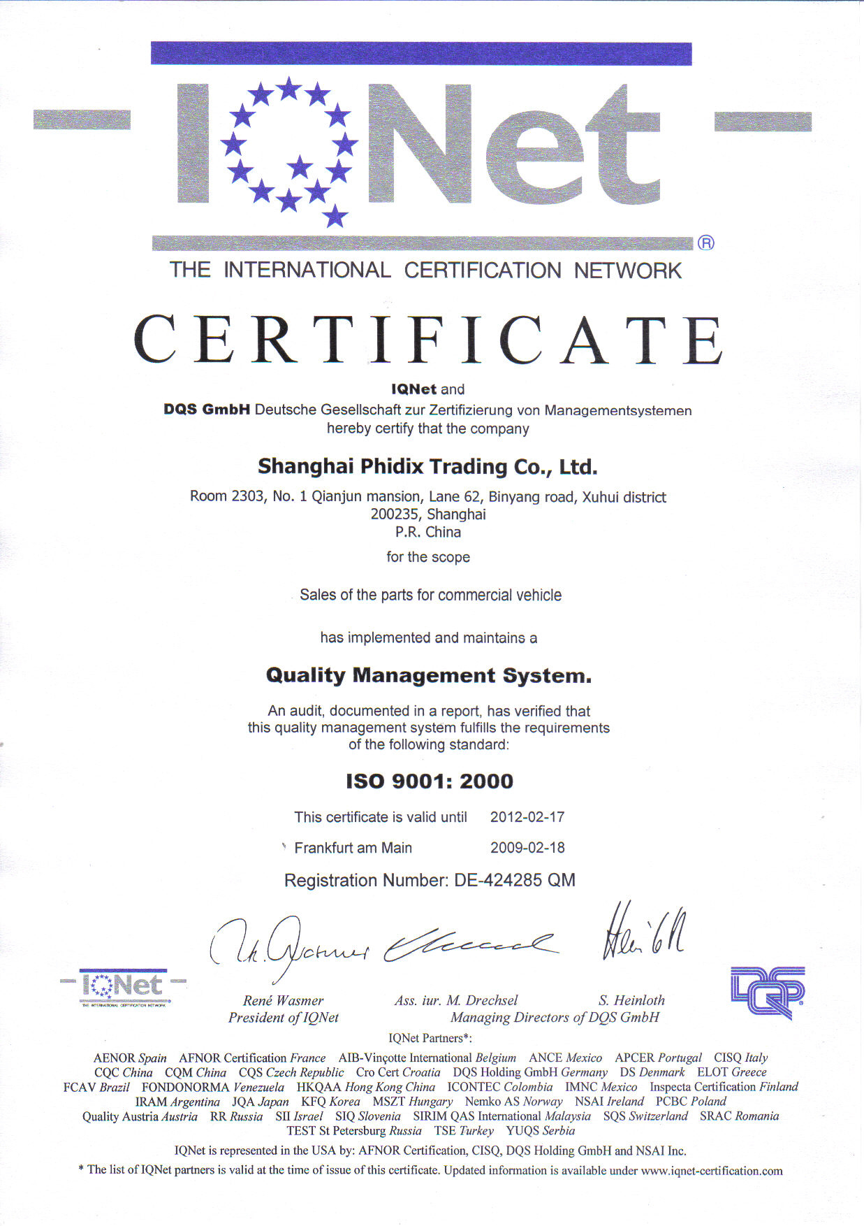 DQS ISO9001