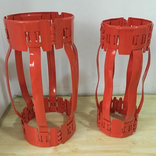 Quality Hinged Welded Spring Bow Centralizers For Casing with Screw Stop Ring for sale