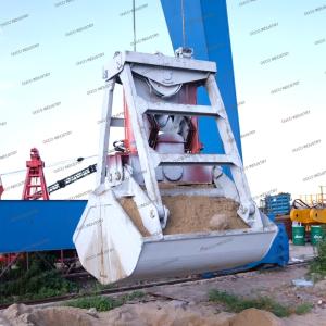 China 4CBM Clamshell Crane Grab Bucket Hydraulic Radio Remote Control Vessel on sale