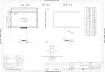 Resolution 800x480 Car TFT LCD 7 Inch RGB Interface 500cd/M2 Luminance