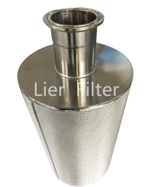 Quality Special Five Layer Metal Sintered Filter Element Folding Type for sale
