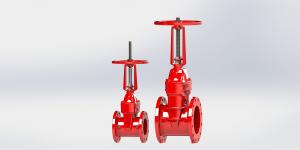 Buy cheap ANSI B16.1 End Flange Fire Fighting System With Flanged / Grooved Connection product