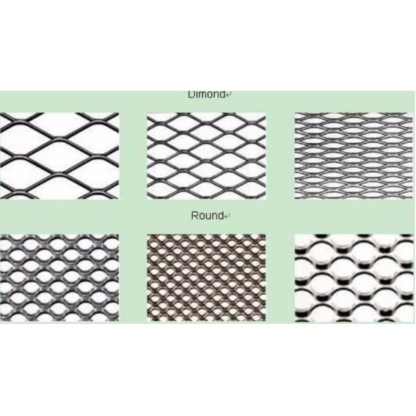 Rodent Proof Decorative Heavy Duty Cladding Decorative Expanded Metal Mesh / Expanded Aluminum Mesh