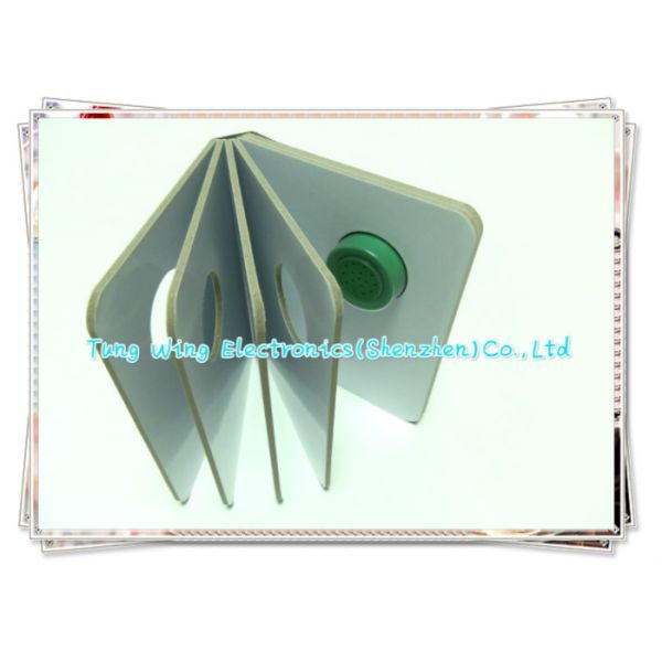 Indoor Educational Toy Round Sound Module Pantone Color For Baby Sounds Book