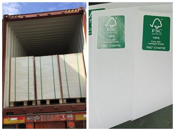 Quality Plain Glossy Printing Uncoated Woodfree Paper 70g 80g OEM / ODM Acceptable for sale