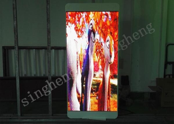 Quality Wireless Outdoor Pole LED Display Board P6 AC110 / 220V Input Voltage for sale