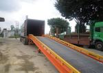 Mobile Container Dock Ramp With Hydraulic Retractable Support Leg