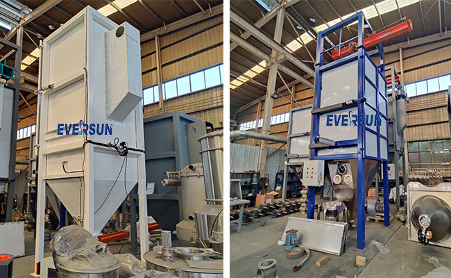 Closed Dust Free Super Sack Unloader Discharge System For Bulk Material Handling