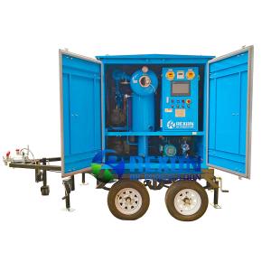 China 4 Wheels Trailer Mounted Transformer Oil Purifier for Onsite Power Substation Use on sale