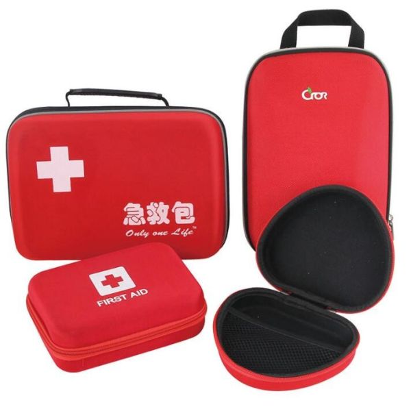 Multi Function Portable Red PVC Empty Medical First Aid Kit Bags, Empty Bags,First Aid Kit Bag,Travel First Aid Bags