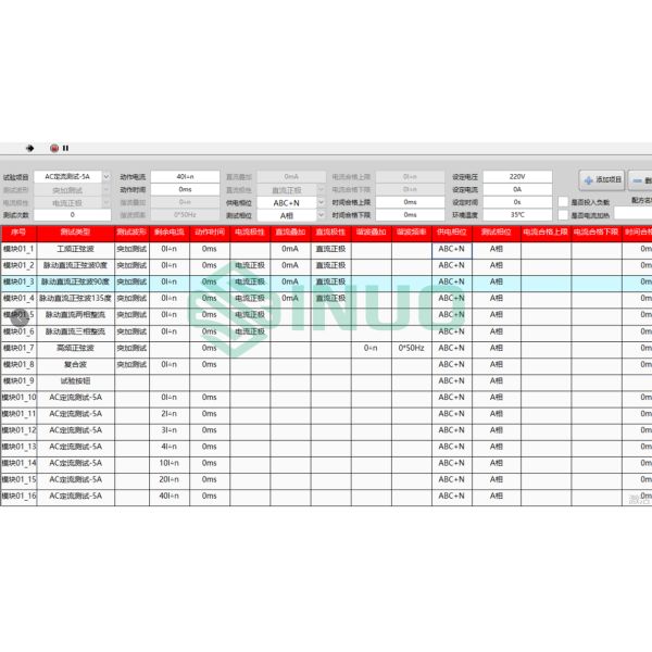 IEC 60898-1 Circuit Breaker 500A Residual Current Testing System