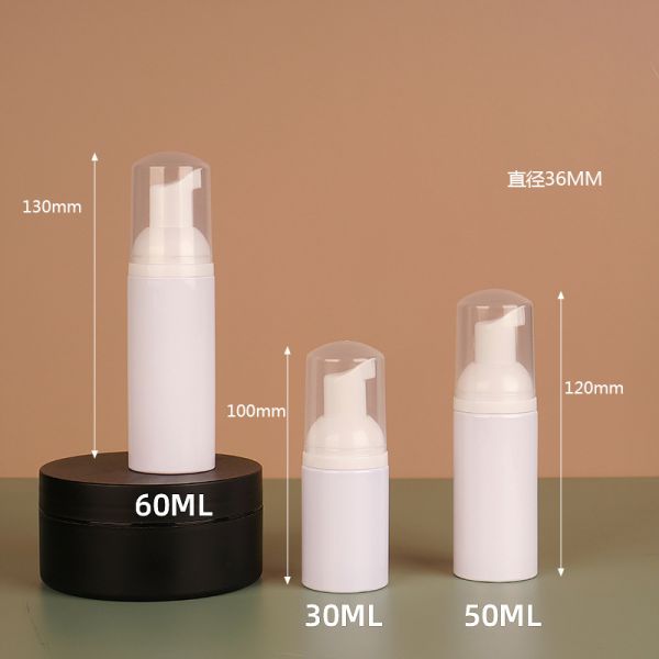 High-performance and durable cosmetic packaging PET and PP plastic lotion bottle and cosmetic jar with foaming pump