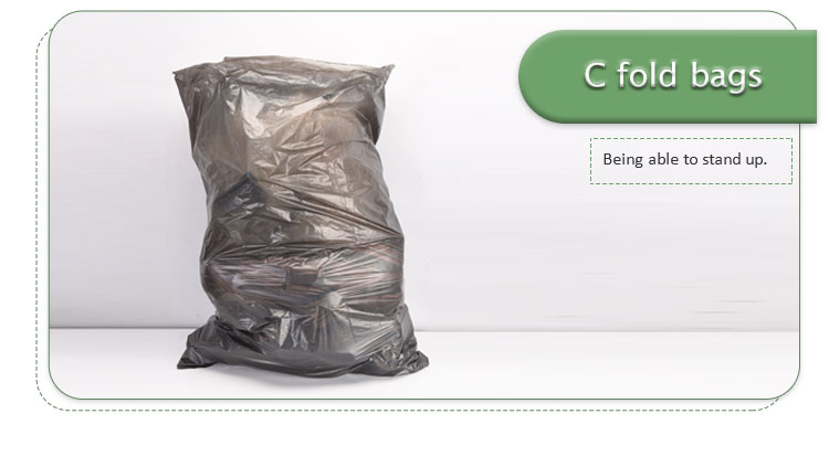 Drawstring HDPE Heavy Duty Clear Garbage Bags Unscented LDPE Blue Garbage Bag
