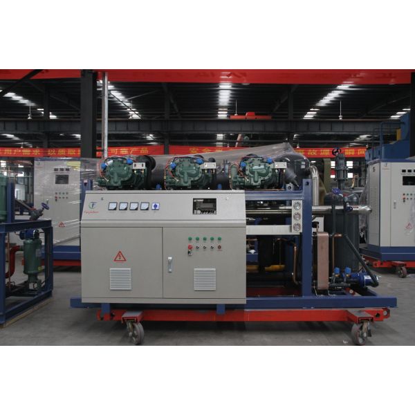 Screw Type Single Machine Parallel Connection Multiple Refrigerants PLC controller