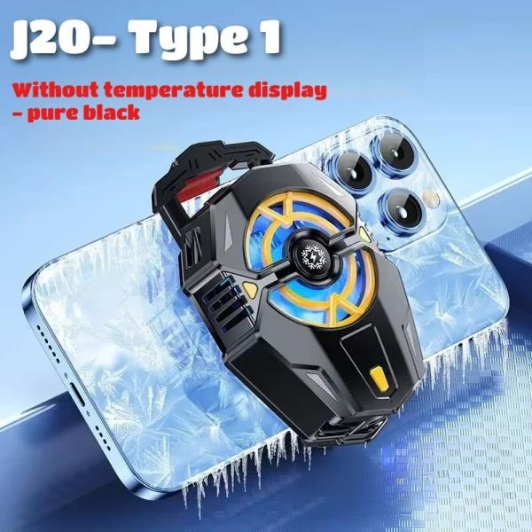J20 Mobile Phone Cooler for IOS Android with 3-speed Temperature Control and TEC