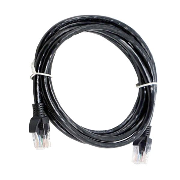 Quality Computer Data Cat5e Patch Cord Stranded Patch Black 1+20M Cable for sale