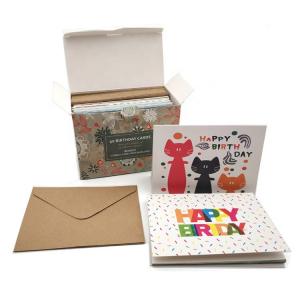 Buy cheap Matt Lamination Custom Paper Greeting Card , Custom Gift Card Printing product