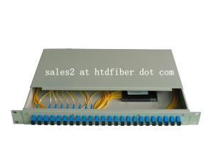 China FTTH 1X2 PLC Splitter Rack-Mount Module on sale