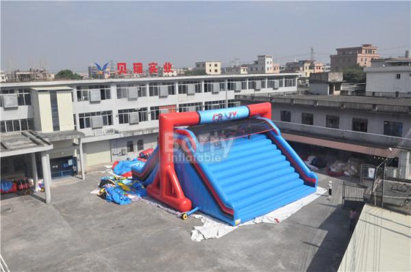 OEM Customized Lets Go Starting Line Insane Red Inflatable 5K Obstacle Course