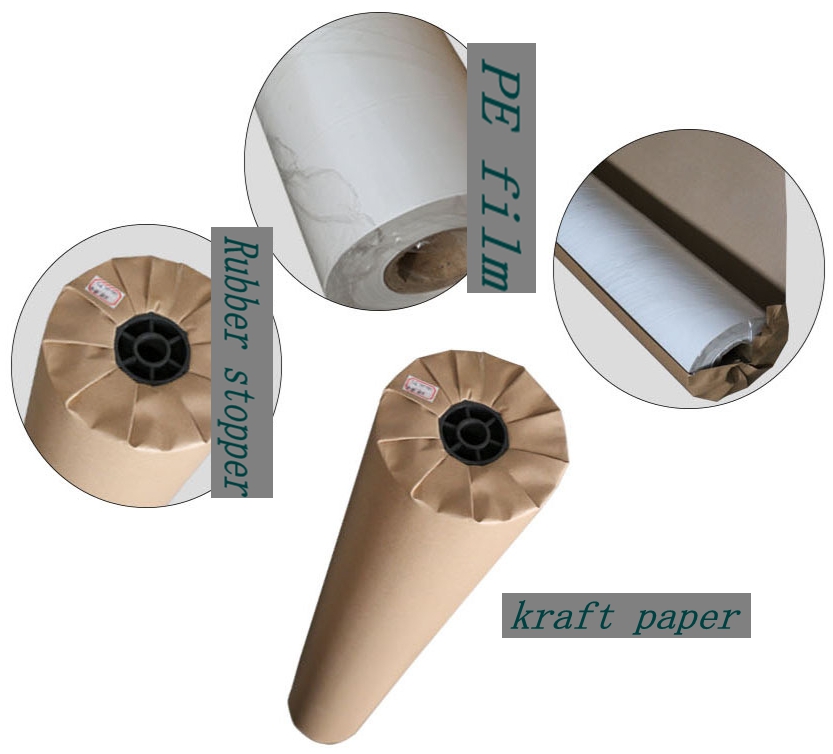 80 grams Smooth surface wear resistance inkjet plotter paper in roll