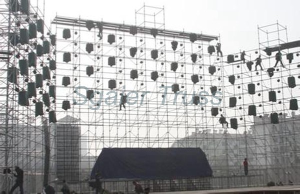 Mobile Roof System Church Construction Layher Scaffold