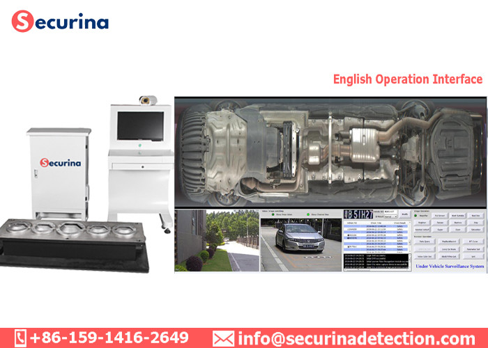 60km/H Under Vehicle Inspection System 2048 Pixels Resolution Autofocus Lens