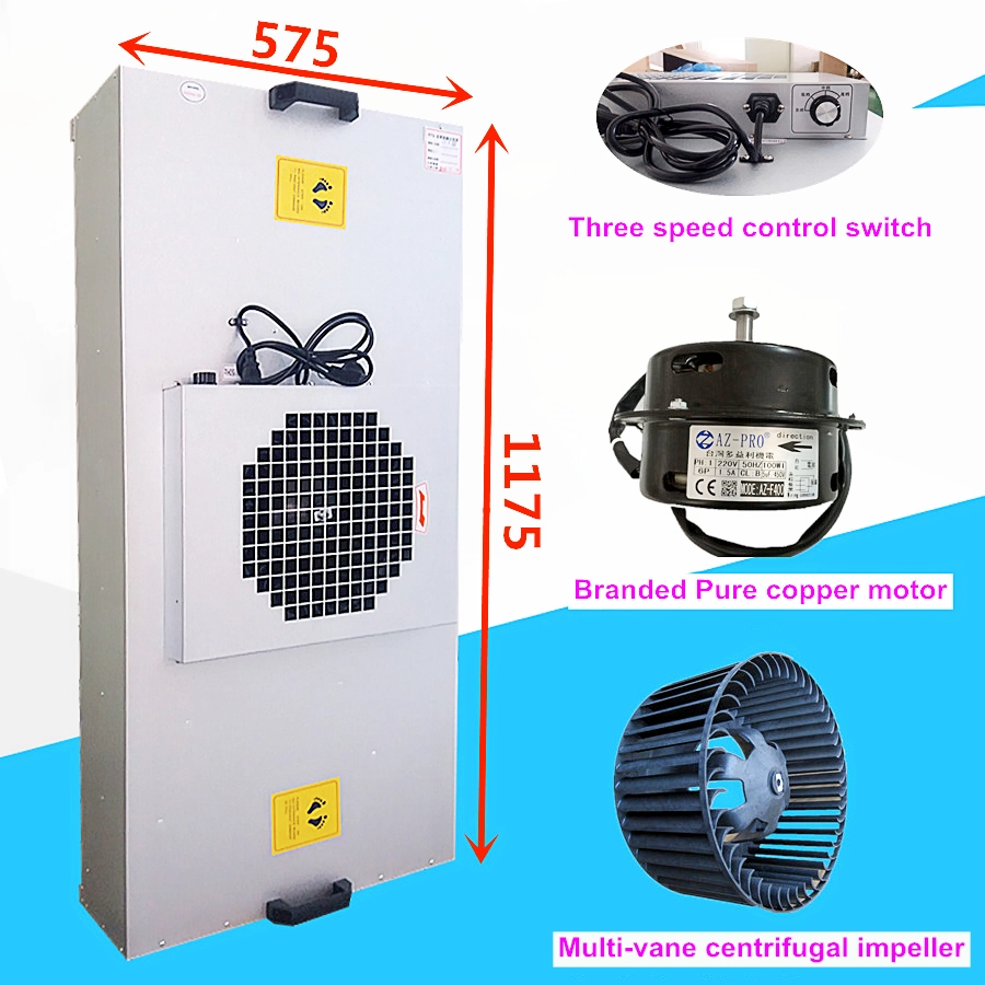 Mushroom Hepa Fan Filter Unit Class 100 Hepa 14 Modular Clean Room FFU