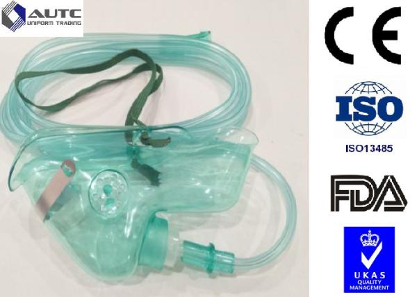 Quality Portable Nebulizer Disposable Medical Mask PVC Non Toxic Transparent Flexible for sale