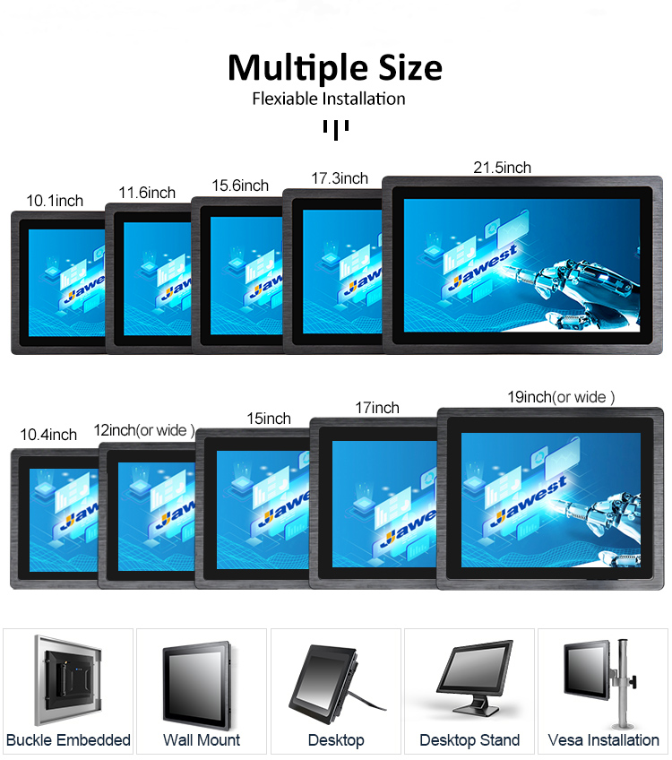 32 Inch Touch Screen Computer All In One Panel for Stocked Industrial Efficiency
