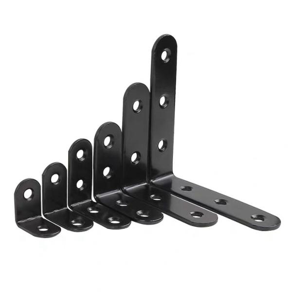 Quality 20X20 Black Right Angle Bracket for sale