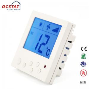 China FCU Digital Temperature Control Heating Fan Coil Room Thermostat with Remote Control on sale