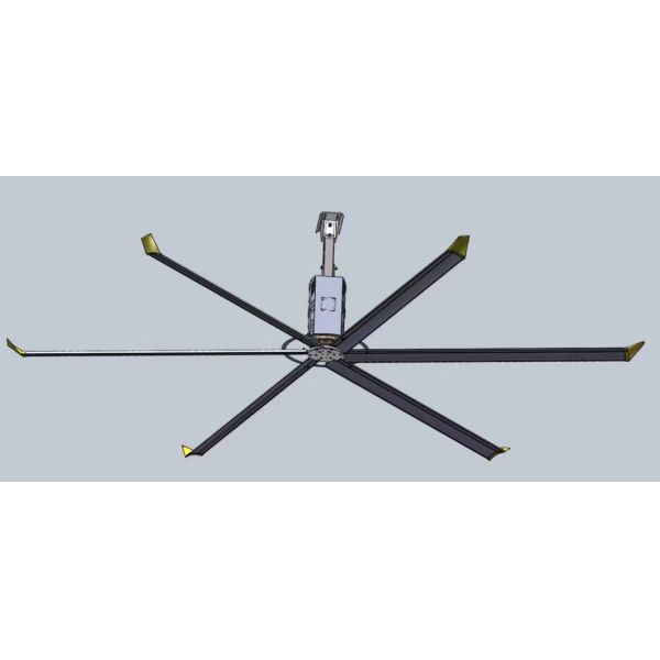 7.3 Meters (24FT) Hvls Industrial Big Ceiling Fan Ventilator Cooling Fan Used in Large and High Space