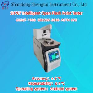 Buy cheap SH707 Intelligent Flash Point Tester Android System ASTM D92 product