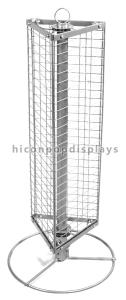 Retail Store Rotating Countertop Display Racks Metal Store Fixtures