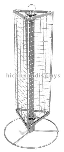 Quality Retail Store Rotating Countertop Display Racks Metal Store Fixtures for sale