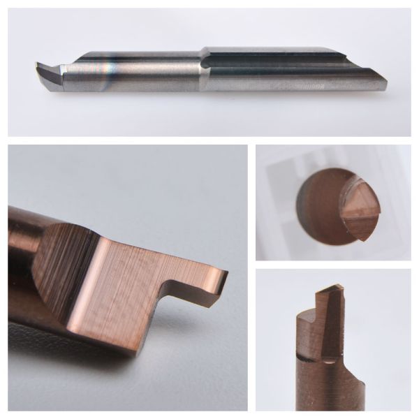 Custom Face Grooving micro carbide boring bar Internal Cooling For Micro Turning Lathe