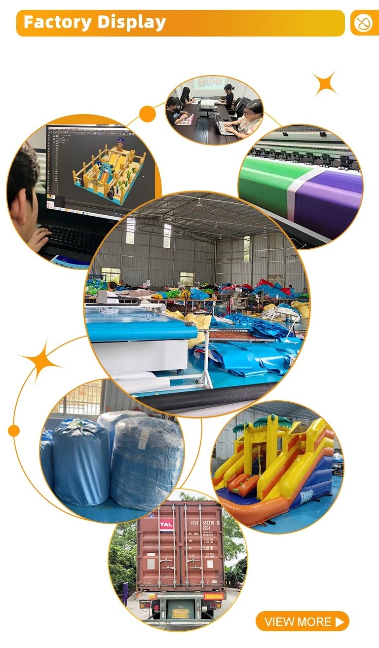 Customized PVC Inflatable Octopus Pirate Ship Inflatable Obstacle Course
