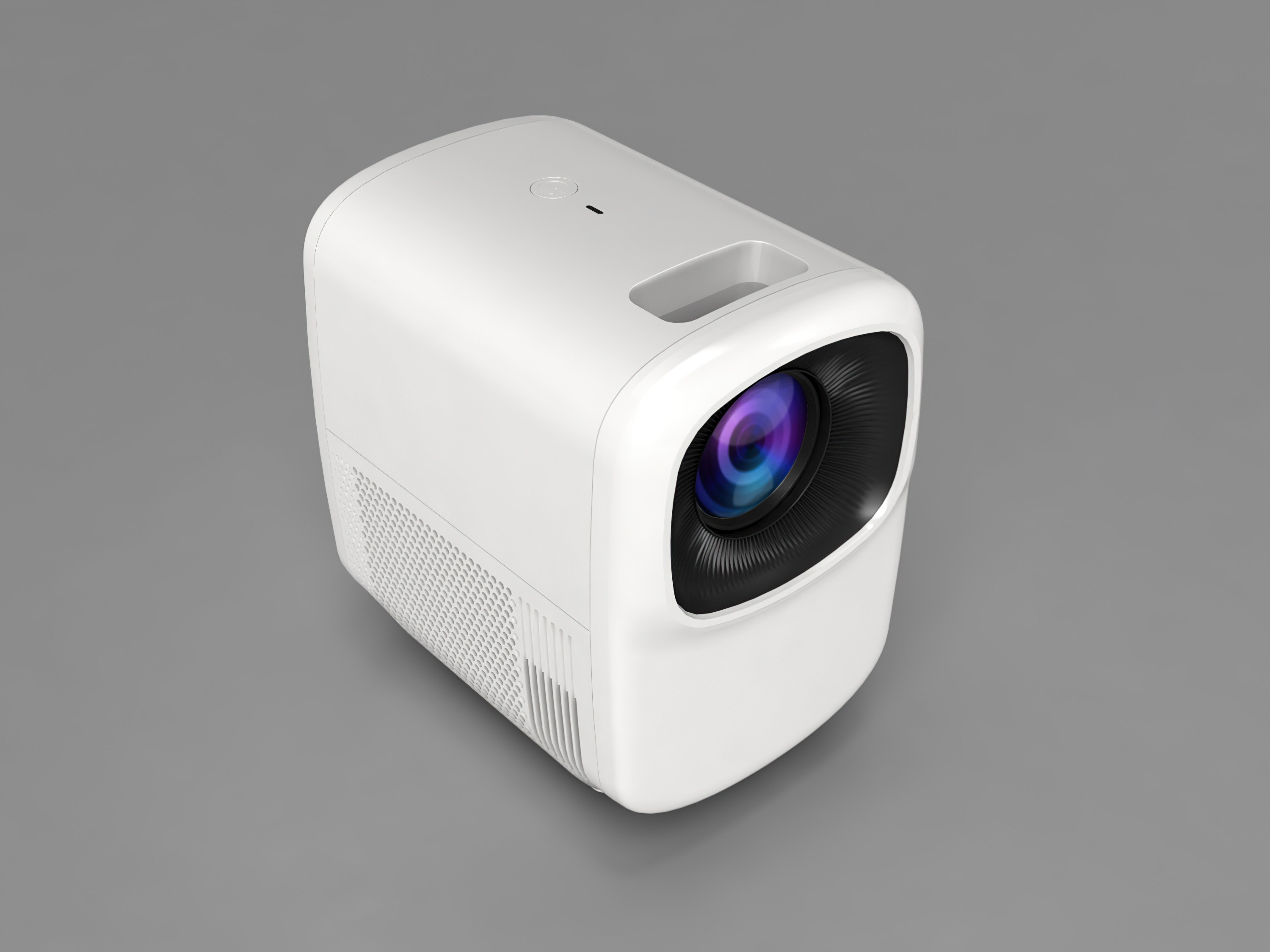 LCD Android Smart Projector 200 ANSI Lumens FHD Ultra Short Throw Laser Projector