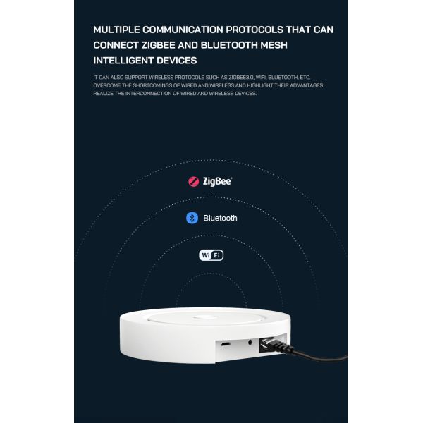 Smart Homelife App Remote Control Center Wifi Zigbee Multimode Gateway Multi-Mode Gateway