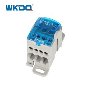 Buy cheap Small 80A Power Distribution Terminal Monopolar DIN Mount Junction Box product
